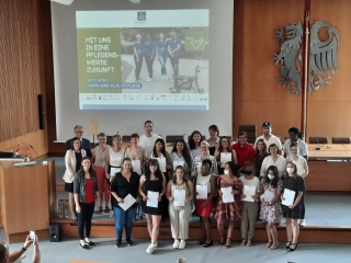 Azubis der Altenpflege Azubis der Altenpflege